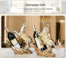 Wine Rack In European Style With Horse For Home Decoration In A Creative Way