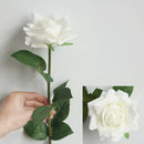 Artificial Flowers Rose in Silk 5pcs/lot 12cm with Real Touch for Home Décor Wedding Bouquet Party
