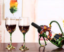 Crystal Glass Goblet Wine Decanter Wine Rack European Style Home Decoration Wine Glasses Suit