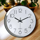 Digital Wall Clock 12 Inch Modern Design In Plastic For Home Décor