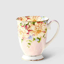 Luxury British Style Coffee Cup – High Quality Ivory Porcelain Ceramic Mug for Afternoon Tea and Office