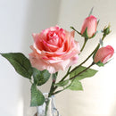 Artificial Flowers of Rose 5Pcs Real Touch for Home Decoration Wedding Bridal Bouquet