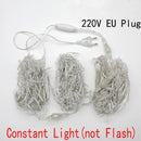 LED Curtain Icicle String Light Christmas Decorations for Home Outdoor Street Décor