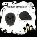 Halloween Fire Pit Skull Halloween Decoration-Beige