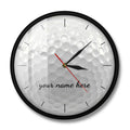 Golf Ball 3D Wall Clock – Silent Non-Ticking Frameless Decorative Watch for Golf Club, Sports Golfers Gift