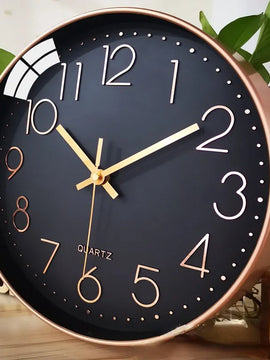 Digital Wall Clock 12 Inch Modern Design In Plastic For Home Décor
