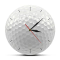 Golf Ball 3D Wall Clock – Silent Non-Ticking Frameless Decorative Watch for Golf Club, Sports Golfers Gift