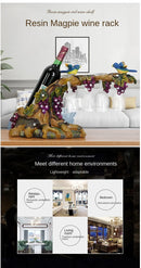 Wine Rack In European Style With Horse For Home Decoration In A Creative Way