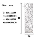 3D Large Shiny Mirror Wall Stickers Decals Wall Decor Room Flower Sticker Bedroom House Living Room Home Decoration