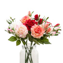 Artificial Flowers of Rose 5Pcs Real Touch for Home Decoration Wedding Bridal Bouquet