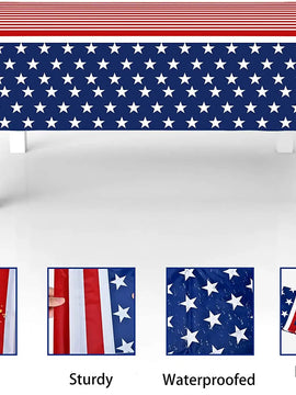 American Flag Tablecloth 54 x 72 As Fourth Of July House Flags