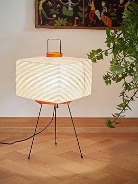 Japanese-Style Wabi-Sabi Noguchi Isamu Rice Paper Lamp For Living Room Or Study Room