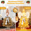 5 FT Pre-lit Mannequin Artificial Christmas Tree Dress Form Xmas Tree