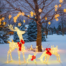 3-Piece Pre-Lit Christmas Deer Family Set