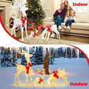 3-Piece Pre-Lit Christmas Deer Family Set