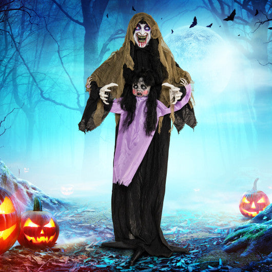 Lighted and Animated Halloween Decoration Outdoor Skeleton with LED