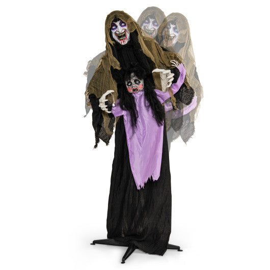 Lighted and Animated Halloween Decoration Outdoor Skeleton with LED