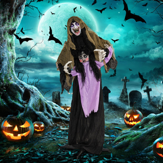 Lighted and Animated Halloween Decoration Outdoor Skeleton with LED