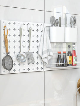 Expandable Dish Drying Rack Adjustable Dual-Part Dish Drainer with Detachable Utensil Holder