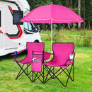Portable Folding Camping Canopy Chairs with Cup Holder