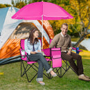 Portable Folding Camping Canopy Chairs with Cup Holder