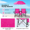 Portable Folding Camping Canopy Chairs with Cup Holder