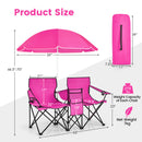Portable Folding Camping Canopy Chairs with Cup Holder