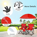 Portable Folding Camping Canopy Chairs with Cup Holder