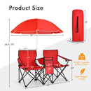 Portable Folding Camping Canopy Chairs with Cup Holder