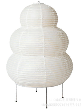 Simple Japanese Style Rice Paper Lamp For Living Room, Study, Or Bedroom