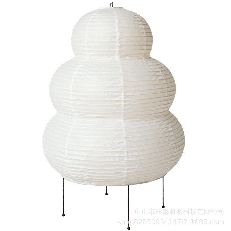 Simple Japanese Style Rice Paper Lamp For Living Room, Study, Or Bedroom