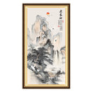 Pine Tree Guest Greeting Cross Stitch Kit Complete DIY Embroidery Craft for Wall Art