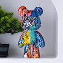 Cute Resin Bear Figurine – Art Sculpture Ornament for Home, Office & Living Room Decor