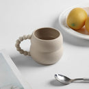Cute Creative Ceramic Coffee Mug in Handmade Nordic Design 250ml for Breakfast Milk Cup Home Decor Art and as Gifts