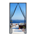 Insect-Proof Magnetic Screen Door – Black Mesh Curtain for Mosquito & Fly Protection Indoors