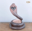 Wine Holder With Cobra Statue Of Resin Decorative Bar Drinkware For Party