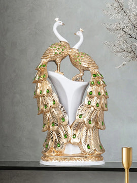 Nordic Peacock Statue For Room Décor Porch Modern Decoration Wedding Luxury Gifts