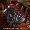 Medieval Dragon Resin Stainless Steel Mug As Coffee Cup Or Tea Mug