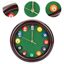 10-Inch Billiards Pool Ball Wall Clock – Round Pool Table Cool Clock