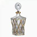 Crystal Glass Golden Red Wine Glass High Foot Wine Cup High-end Wine Set Gift Box Set Pair Cup