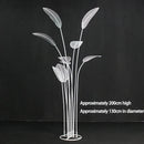 Stylish Wrought Iron Decoration of Banana Tree Leaf for Wedding Arch Stand Ceremony Aisle & Hotel Event Setup