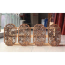 Handcrafted Camphor Wood Carving Wall Art – Chinese Classical Hollow Design for Elegant Home Decoration