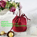 10Pcs/lot Easter Bunny Rabbit Bags Ears Velvet Bag Gift Box Sugar Box Wedding Candy Box Creative Cute Easter Decor Mixed Colour