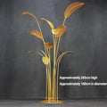 Stylish Wrought Iron Decoration of Banana Tree Leaf for Wedding Arch Stand Ceremony Aisle & Hotel Event Setup