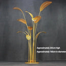 Stylish Wrought Iron Decoration of Banana Tree Leaf for Wedding Arch Stand Ceremony Aisle & Hotel Event Setup