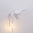 Lucky Bird Crow Resin Wall Lamp – LED Decorative Wall Light for Bedroom and Living Room Home Decoration