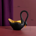 Swan Figurines Sculpture Home Decoration Candy Dish Bowl Key Holder Storage Jewelry Tray Entryway Table Centerpiece Ornaments