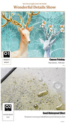 Wall Art of Classic Modern Horse Racing Canvas Poster in Scandinavian Style for Bedroom and Living Room