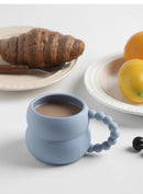 Cute Creative Ceramic Coffee Mug in Handmade Nordic Design 250ml for Breakfast Milk Cup Home Decor Art and as Gifts