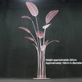 Stylish Wrought Iron Decoration of Banana Tree Leaf for Wedding Arch Stand Ceremony Aisle & Hotel Event Setup